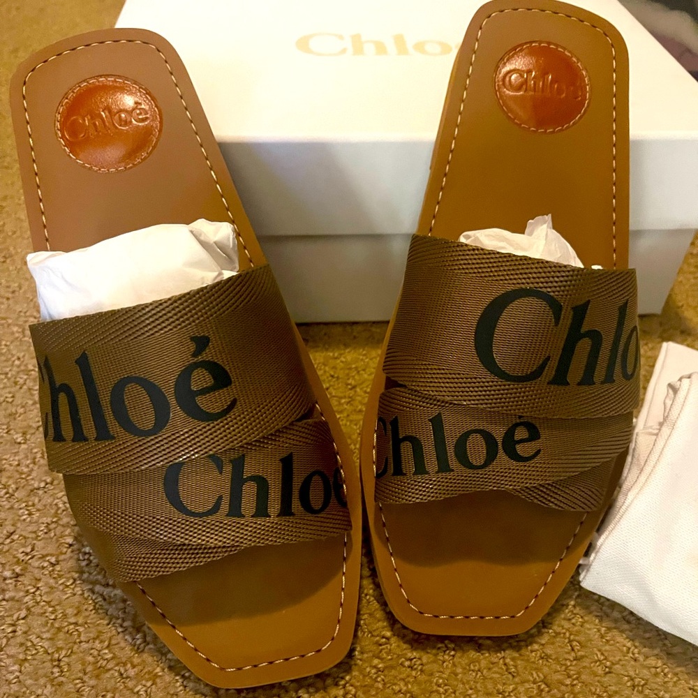 Chloe Woody Sandals